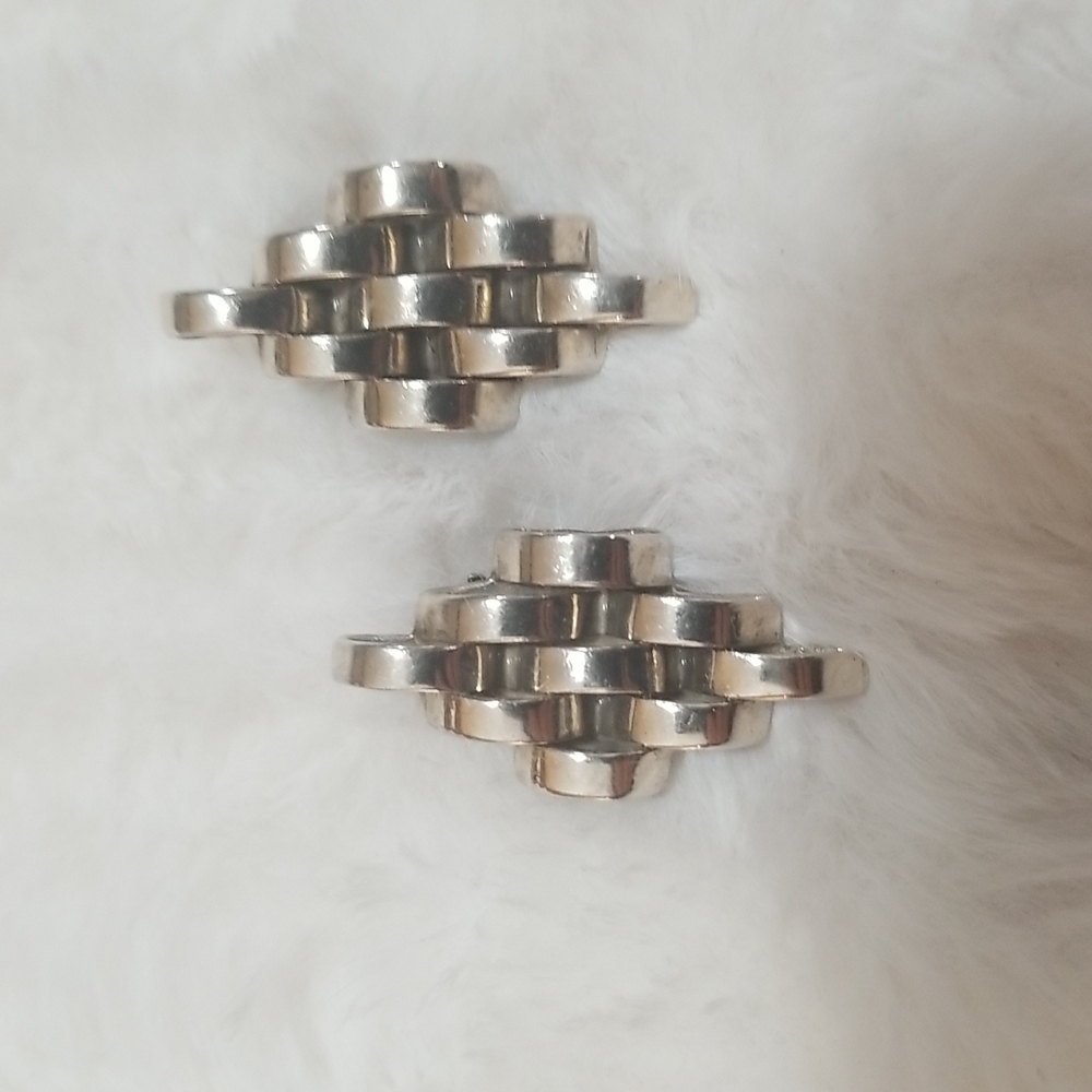 CLIP sterling silver earrings